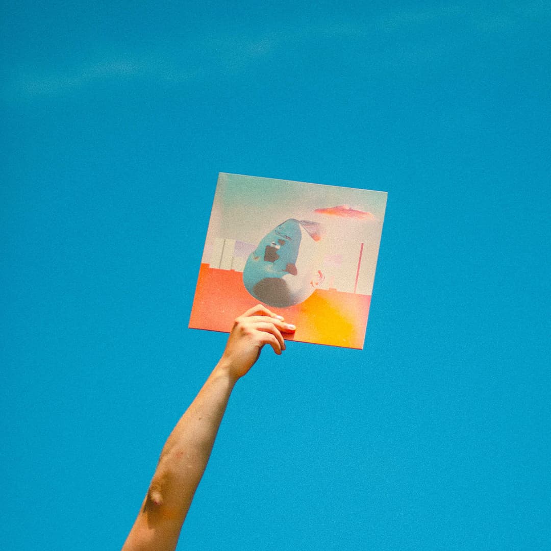 vinyl cover overthinking my mind at large